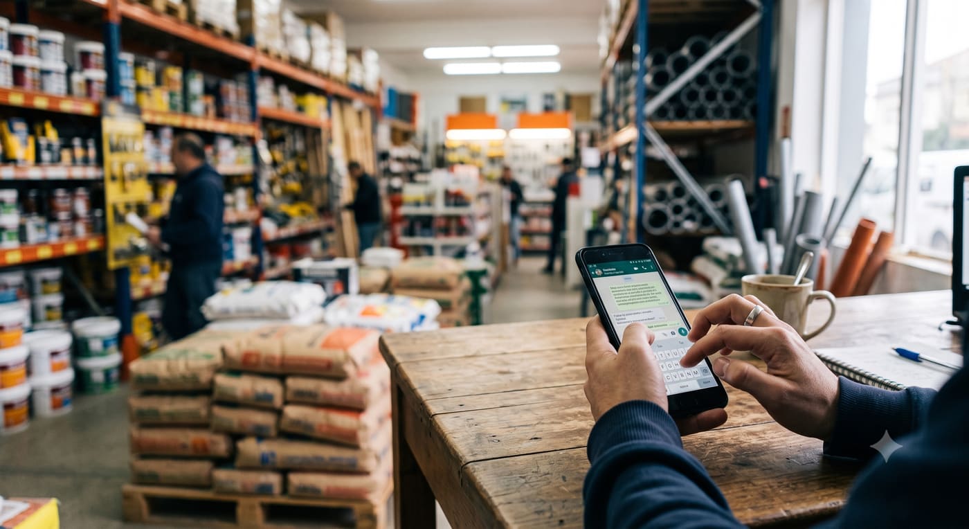 Prospecção pelo celular, direto da loja